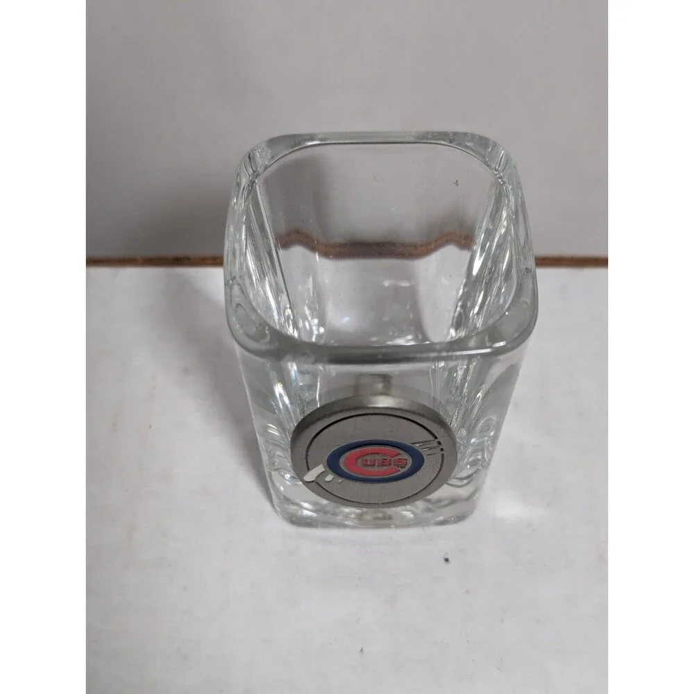 Chicago Cubs Wrigley Field Shot Glass MLB Cubbies Party Drinkware Square Shots